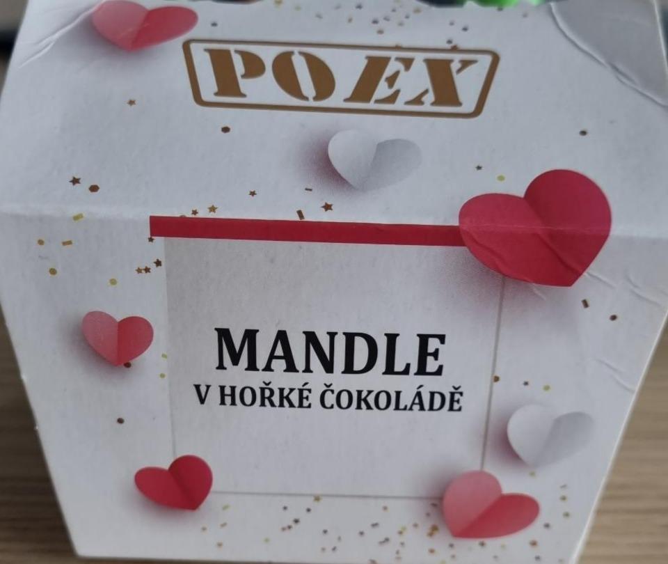 Fotografie - Mandle v hořké čokoládě Poex