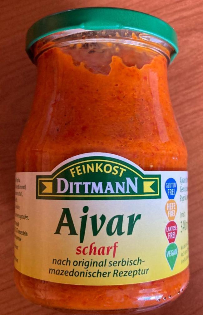 Fotografie - Ajvar scharf Feinkost Dittmann