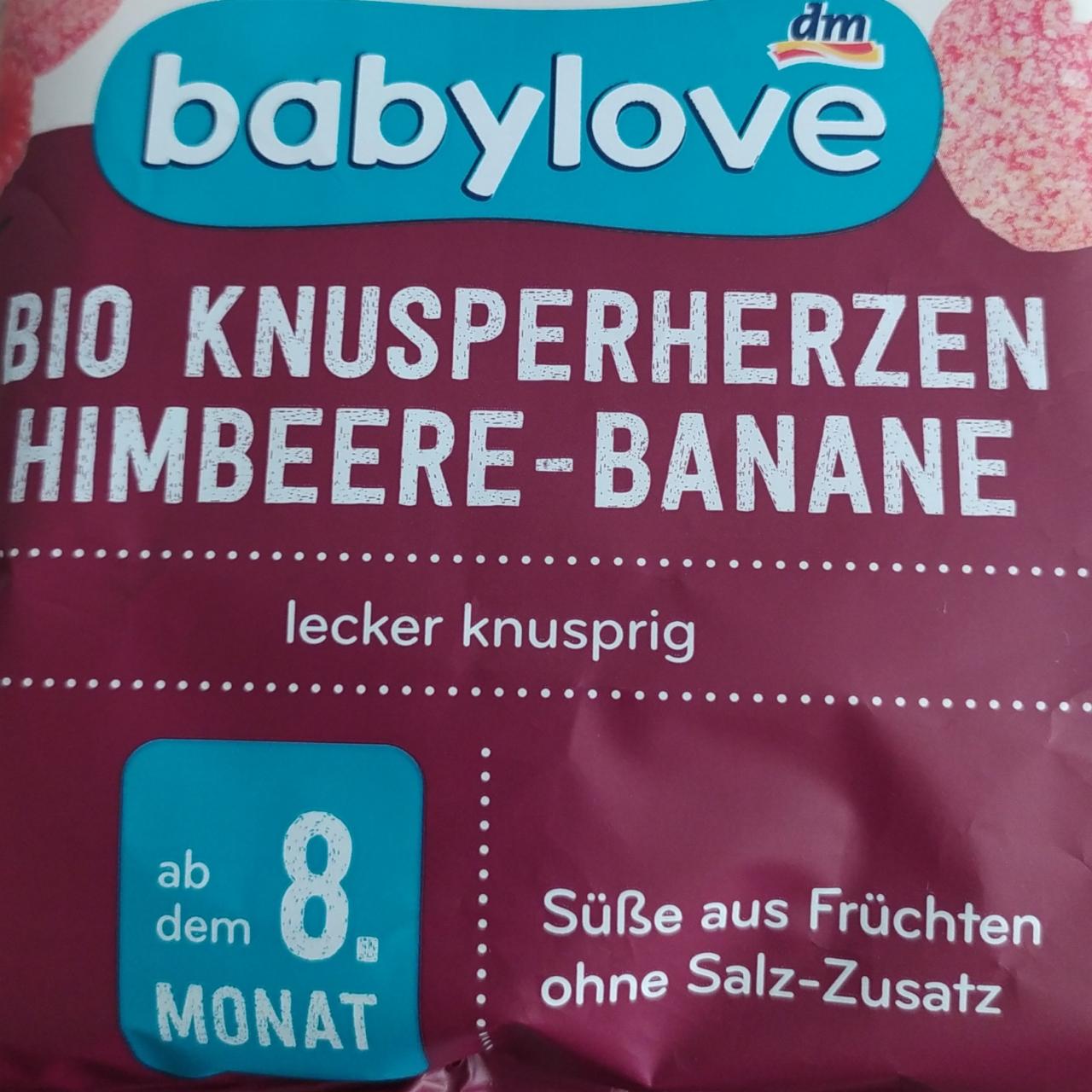 Fotografie - Bio knusperherzen himbeere-banane Babylove