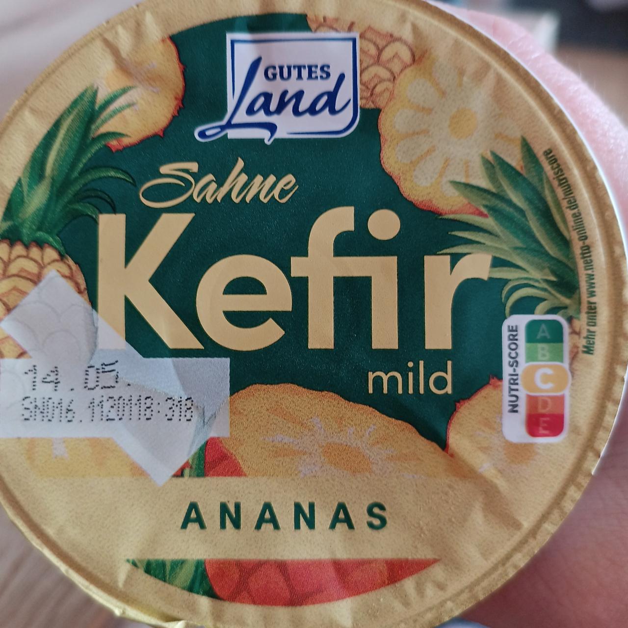 Fotografie - Sahne Kefir mild Ananas Gutes Land