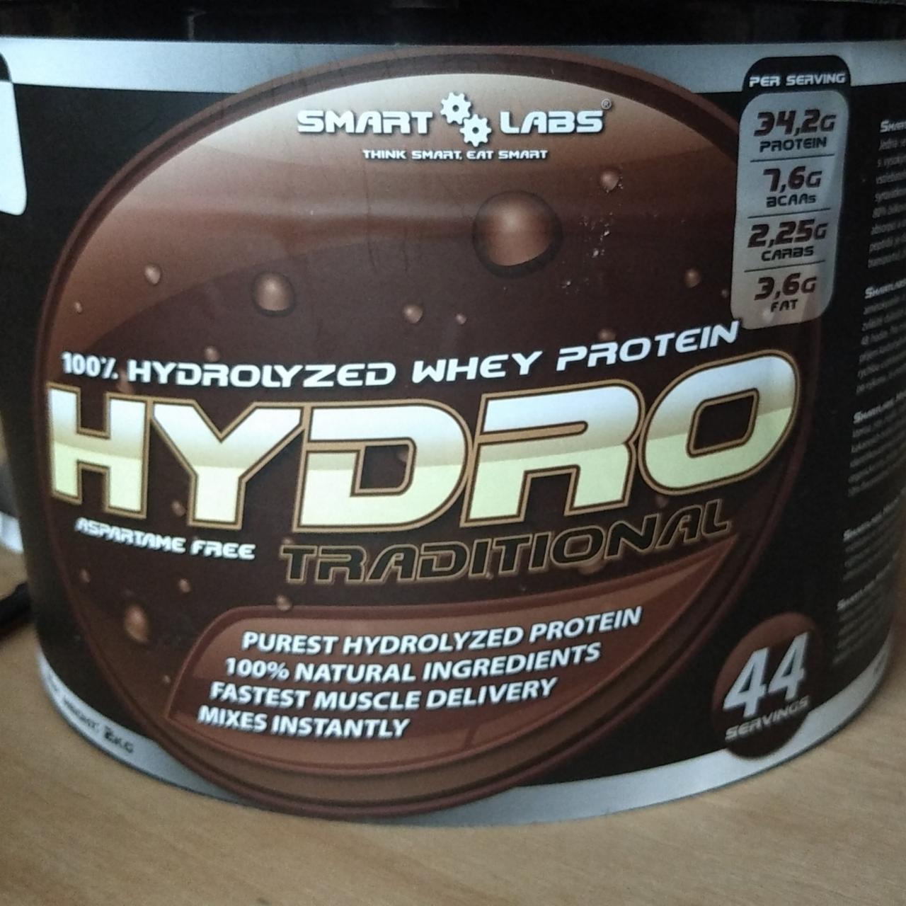 Fotografie - 100% Hydrolyzed Whey Protein Traditional ice coffee Smartlabs