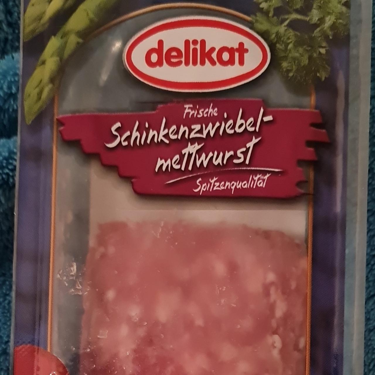 Fotografie - Frische Schinkenzwiebelmettwurst delikat