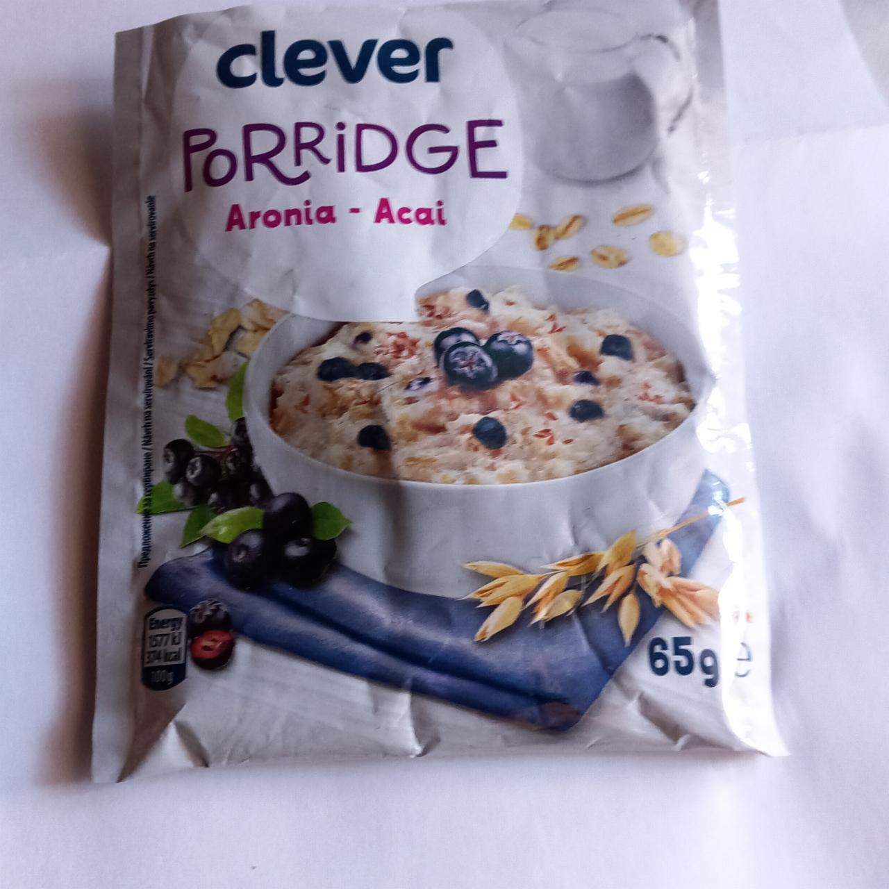 Fotografie - Porridge aronia-acai Clever