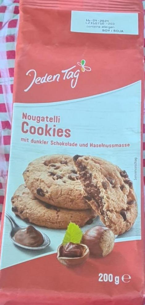 Fotografie - Nougatelli cookies Jeden Tag