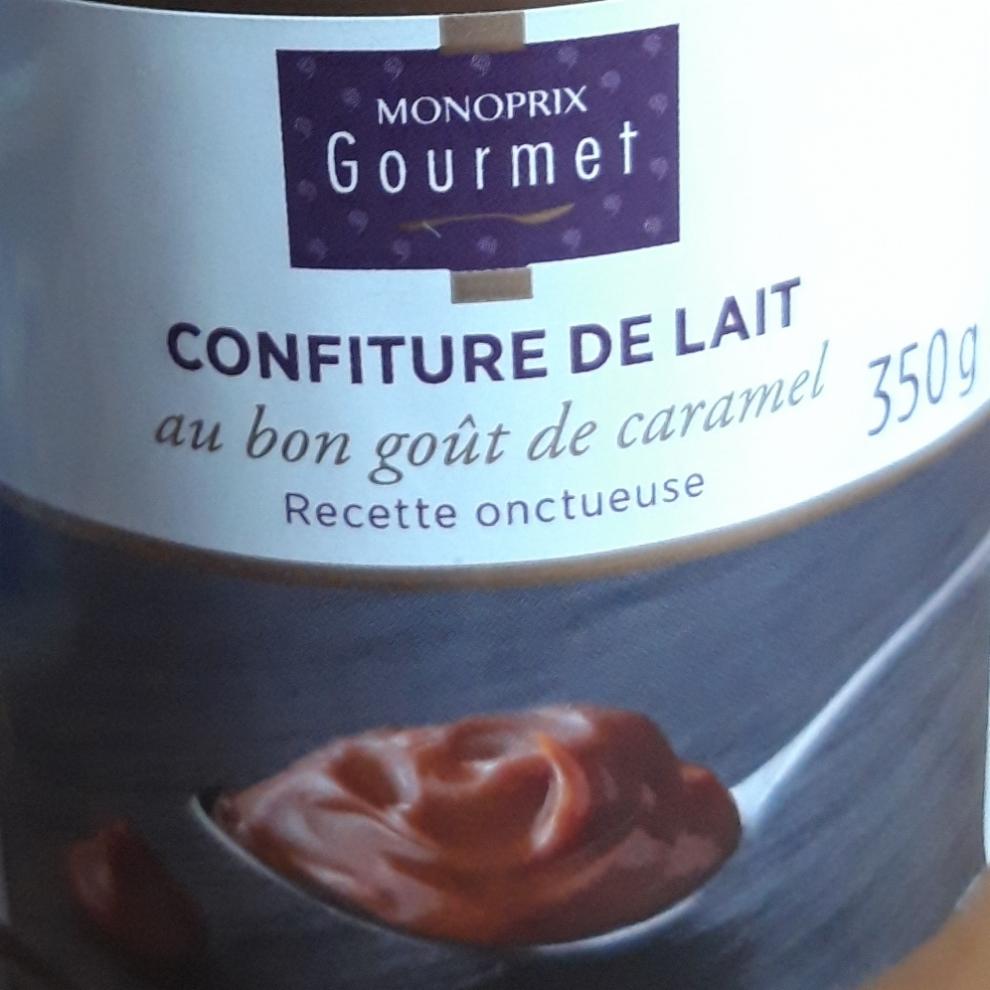 Fotografie - Confiture de lait au bon goût de caramel Monoprix Gourmet