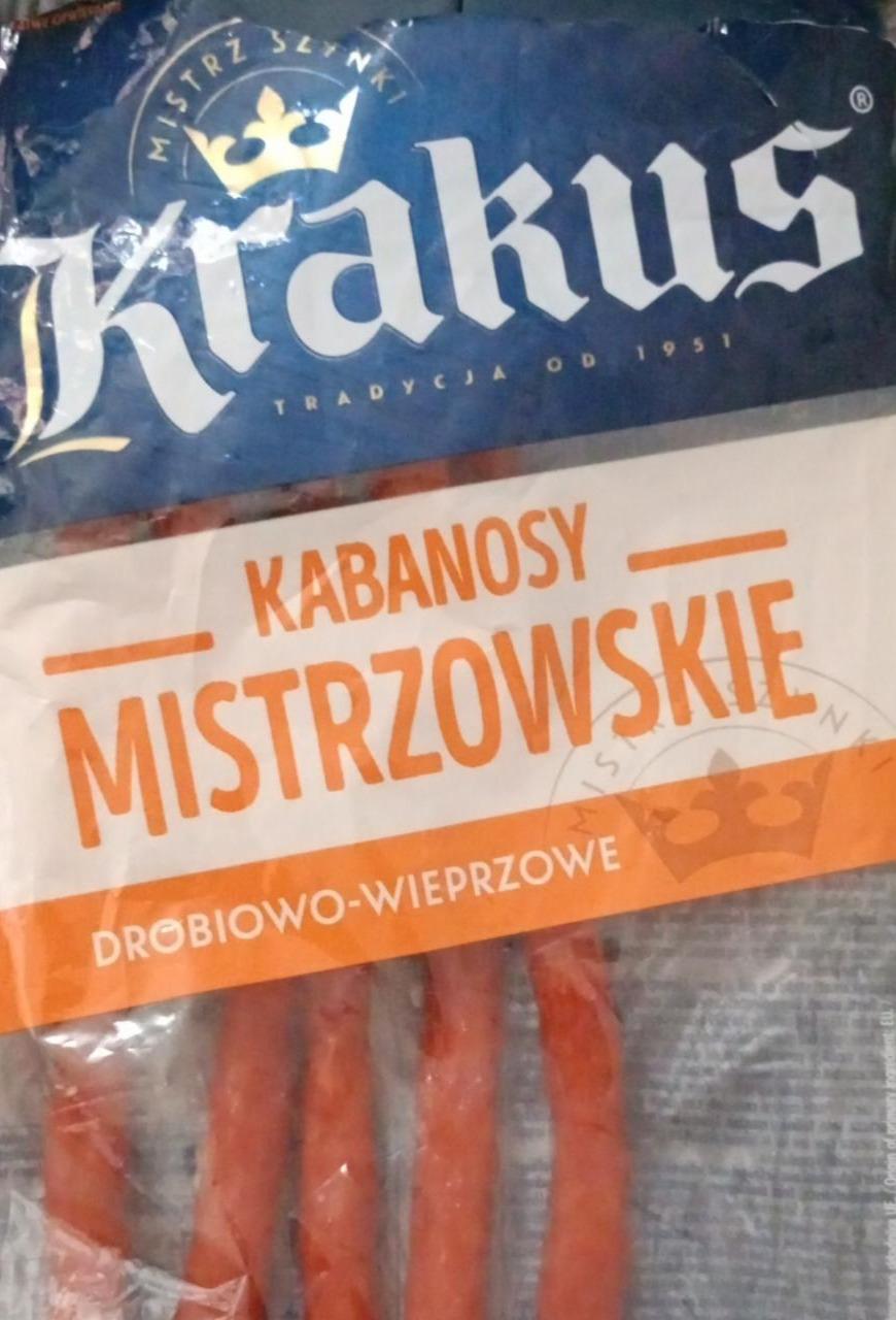 Fotografie - Kabanosy mistrzowskie drobiowo-wieprzowe Krakus