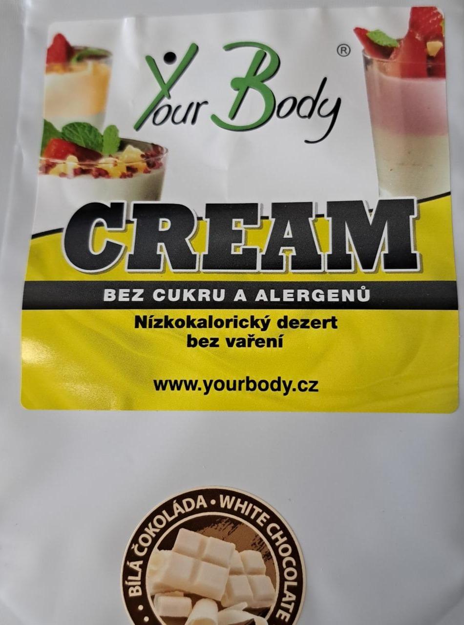 Fotografie - cream bílá čokoláda YourBody