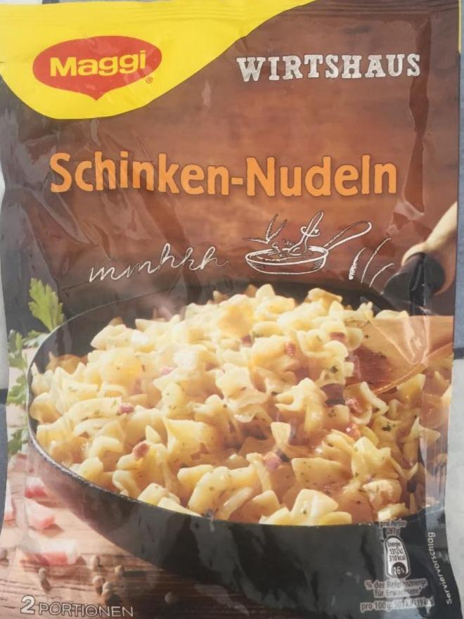 Fotografie - Schinken-Nudeln