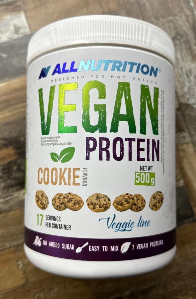 Fotografie - Vegan protein cookie Allnutrition