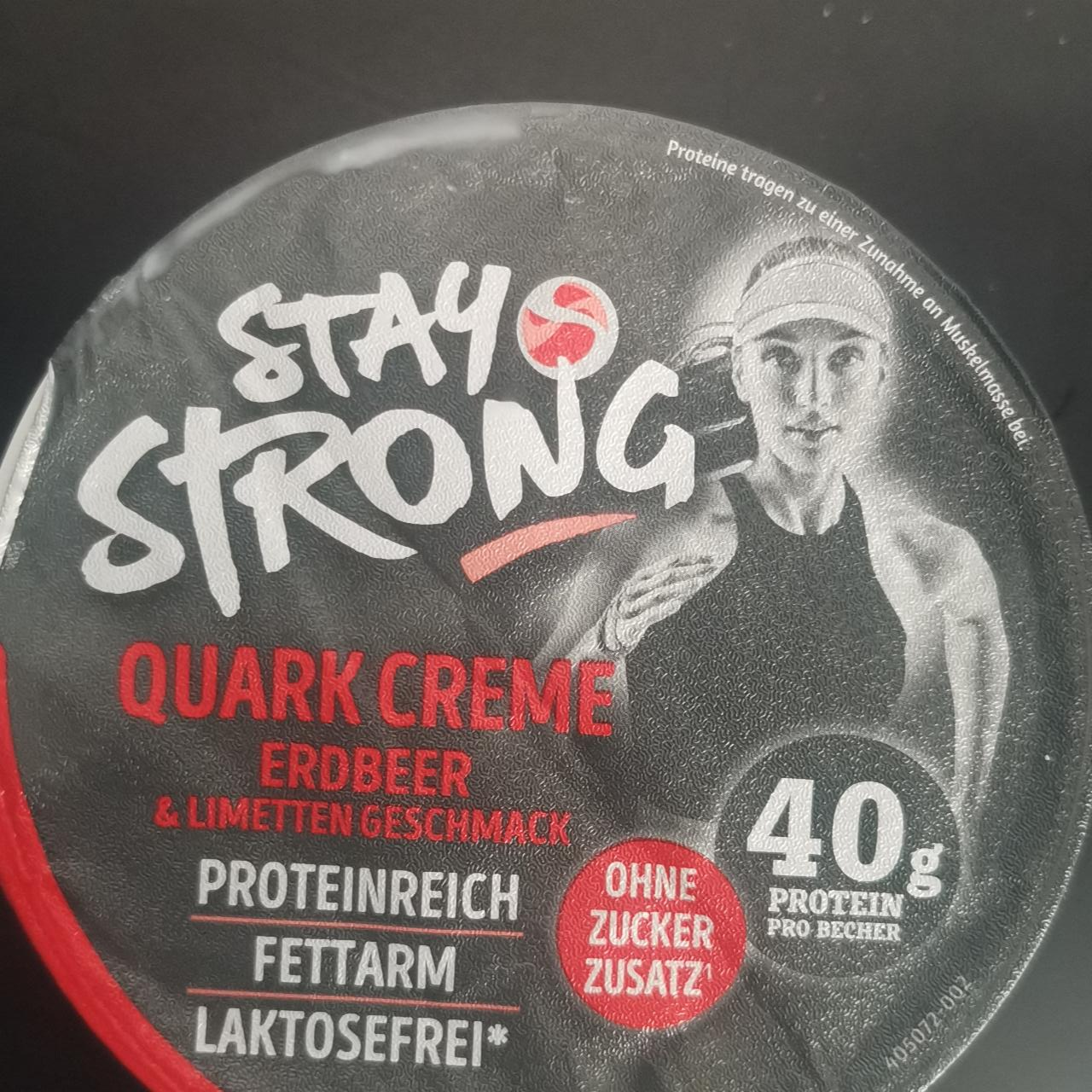 Fotografie - Quark creme erdbeer & limetten Stay Strong