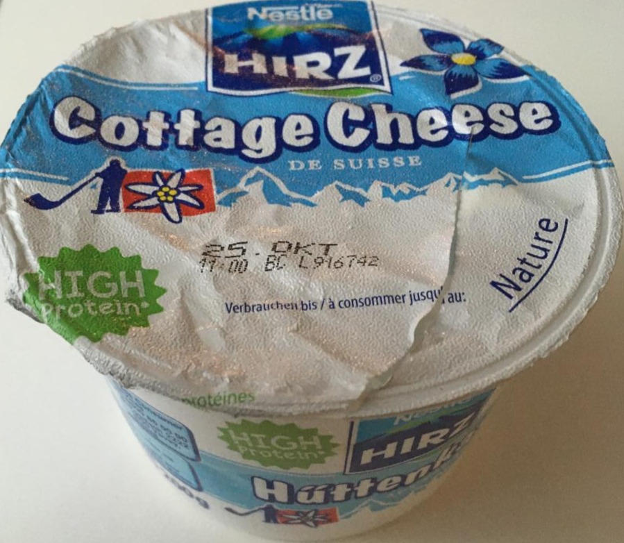 Fotografie - Cottage Cheese de Suisse Hirz Nestlé