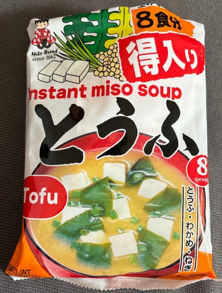 Fotografie - Instant miso soup tofu Miko brand