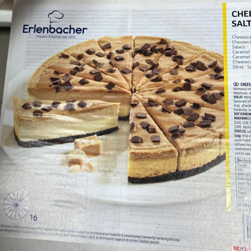 Fotografie - Cheescake salted caramel Erlenbacher