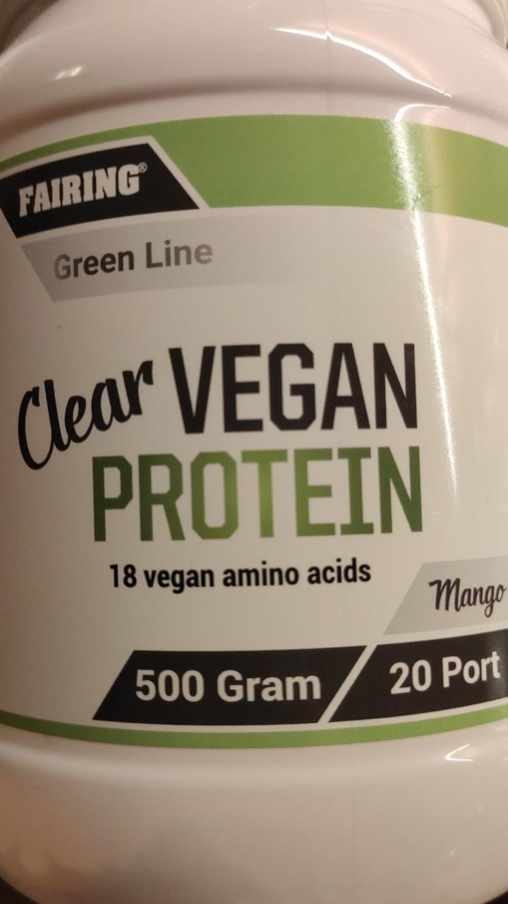 Fotografie - Clear Vegan Protein Mango Fairing