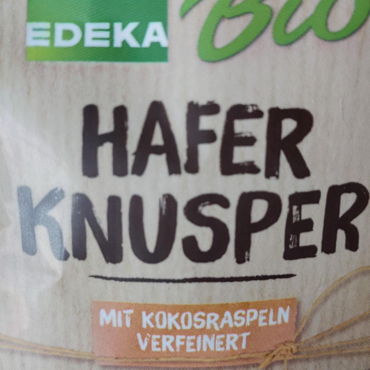 Fotografie - Hafer knusper mit kokosraspeln Edeka Bio