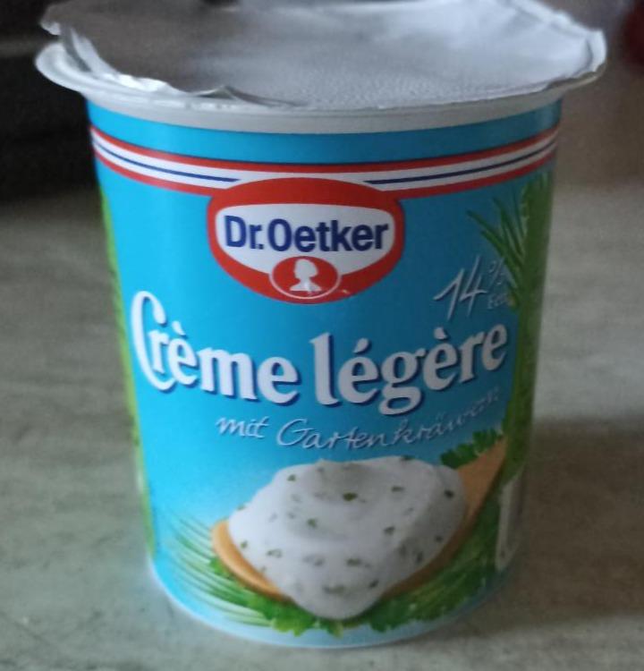 Fotografie - Cremè Lègére mit Gartenkräuter Dr.Oetker