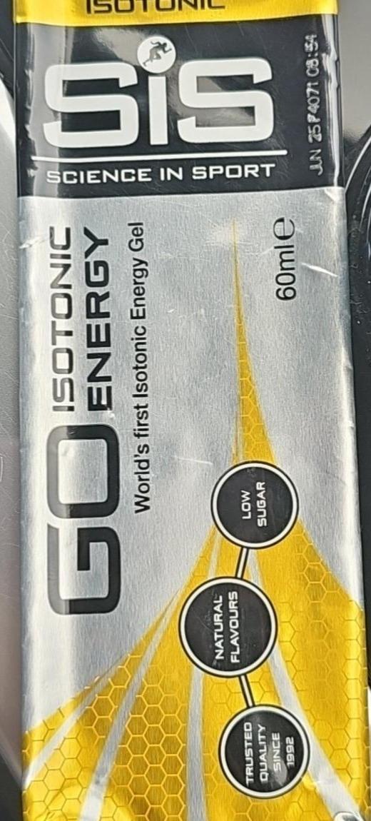 Fotografie - GO Isotonic Energy Gel Blackcurrant SiS