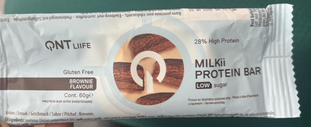 Fotografie - MILKii Protein Bar Brownie QNT