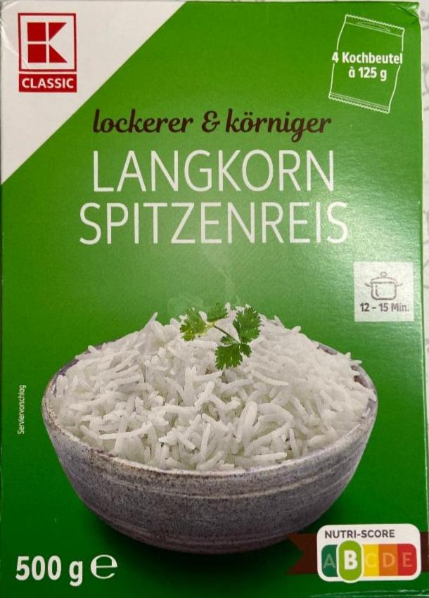 Fotografie - Langkorn Spitzenreis K-Classic