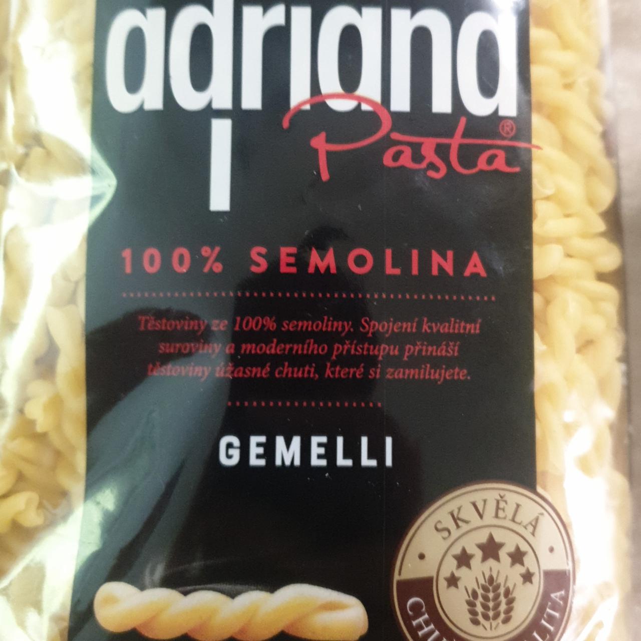 Fotografie - Pasta 100% Semolina Gemelli Adriana