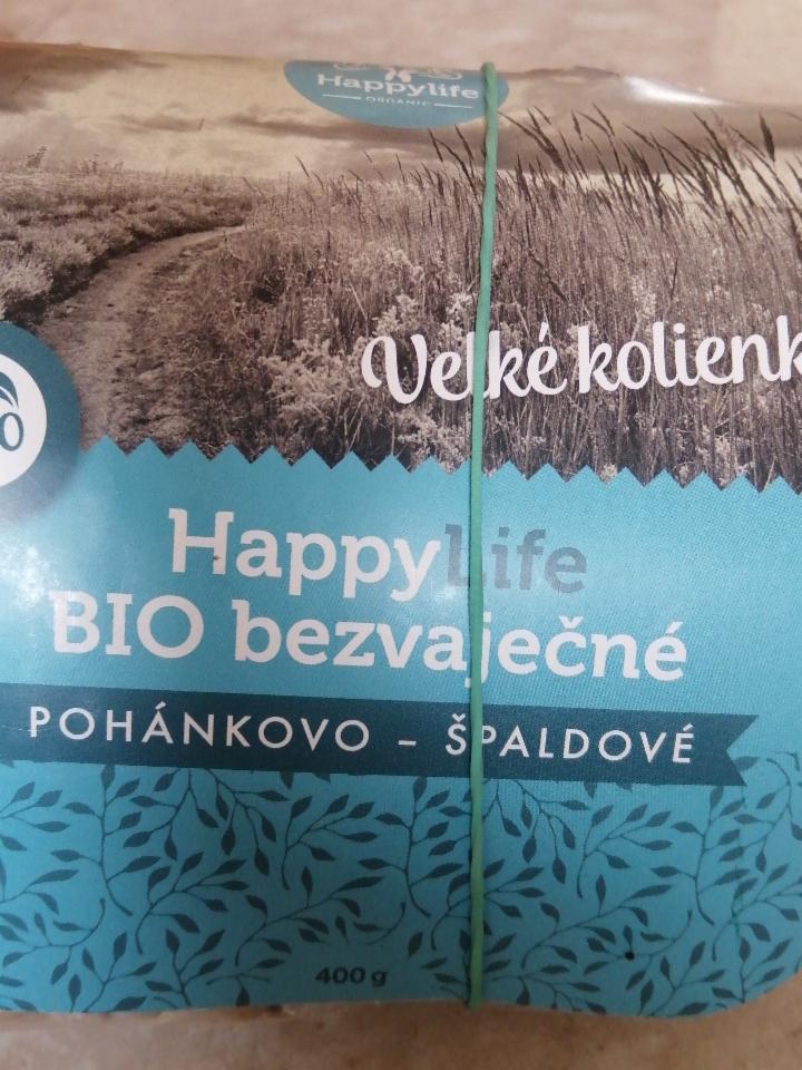 Fotografie - Bio bezvaječné pohankovo špaldové těstoviny HappyLife