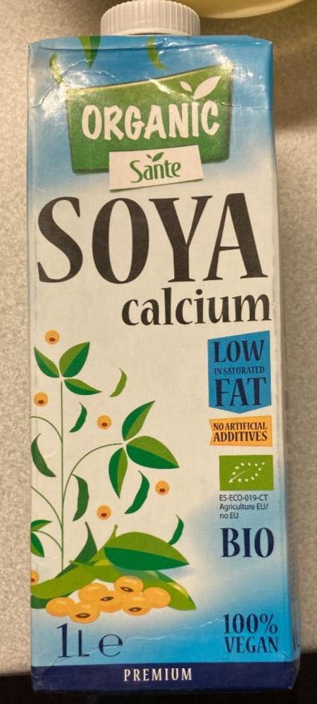 Fotografie - Organic Soya calcium low fat Sante