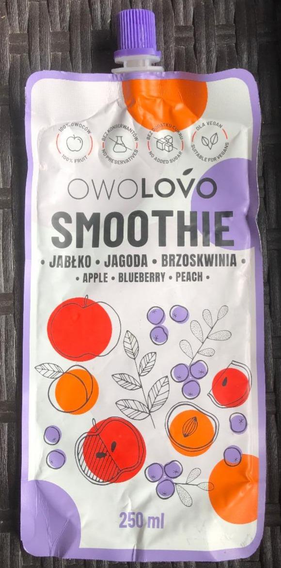 Fotografie - Smoothie jabłko-jagoda-brzoskwinia Owolovo