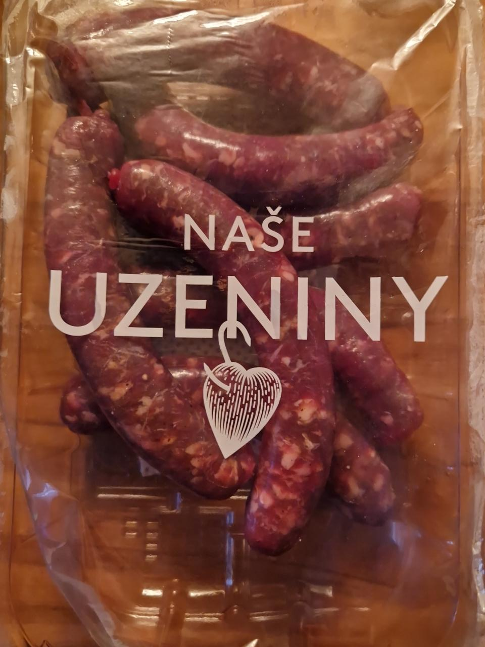 Fotografie - Naše maso hovězí Salsiccia