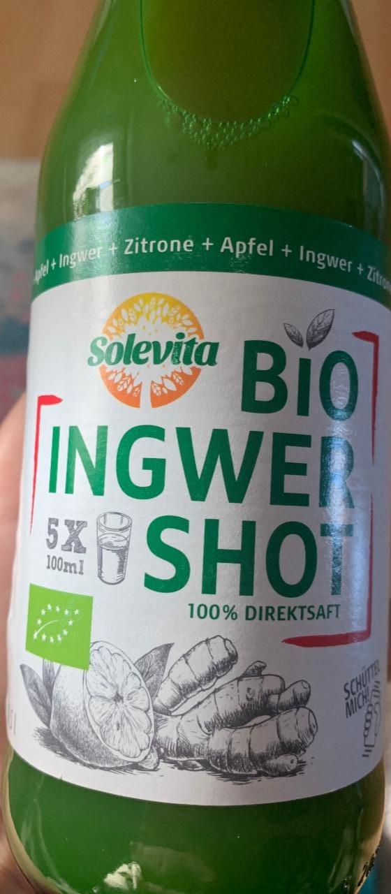 Fotografie - Bio Ingwer Shot Solevita