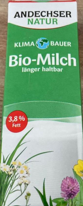 Fotografie - Klima Bauer Bio-Milch Andechser natur