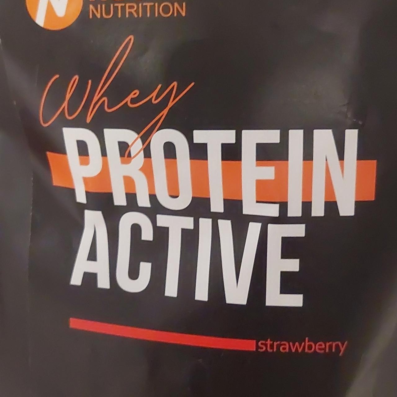 Fotografie - Whey protein active jahoda Nutrition