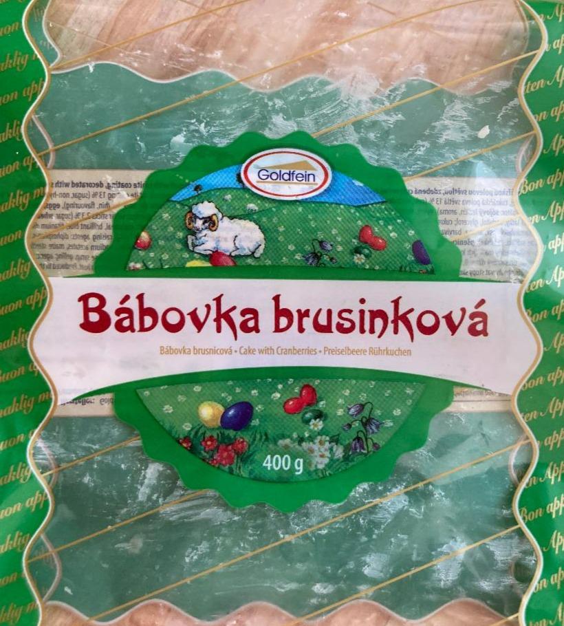 Fotografie - bábovka brusinková