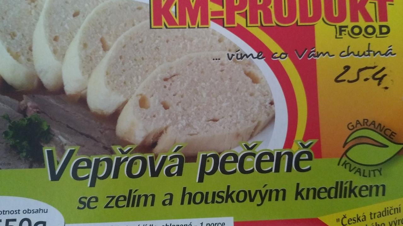 Fotografie - Vepřová pečeně se zelím a houskovým knedlíkem KM-produkt