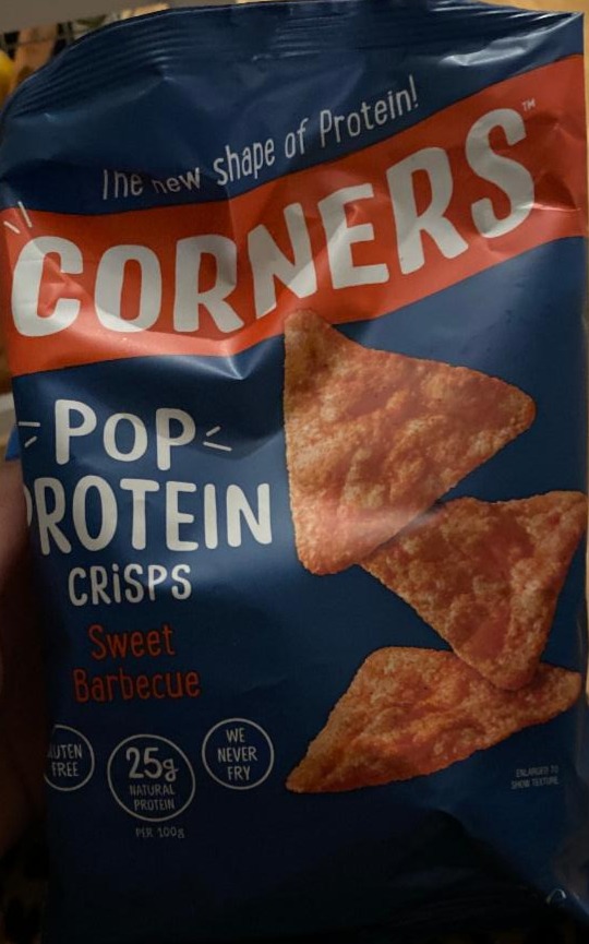 Fotografie - Corners pop protein crisps Sweet barbecue