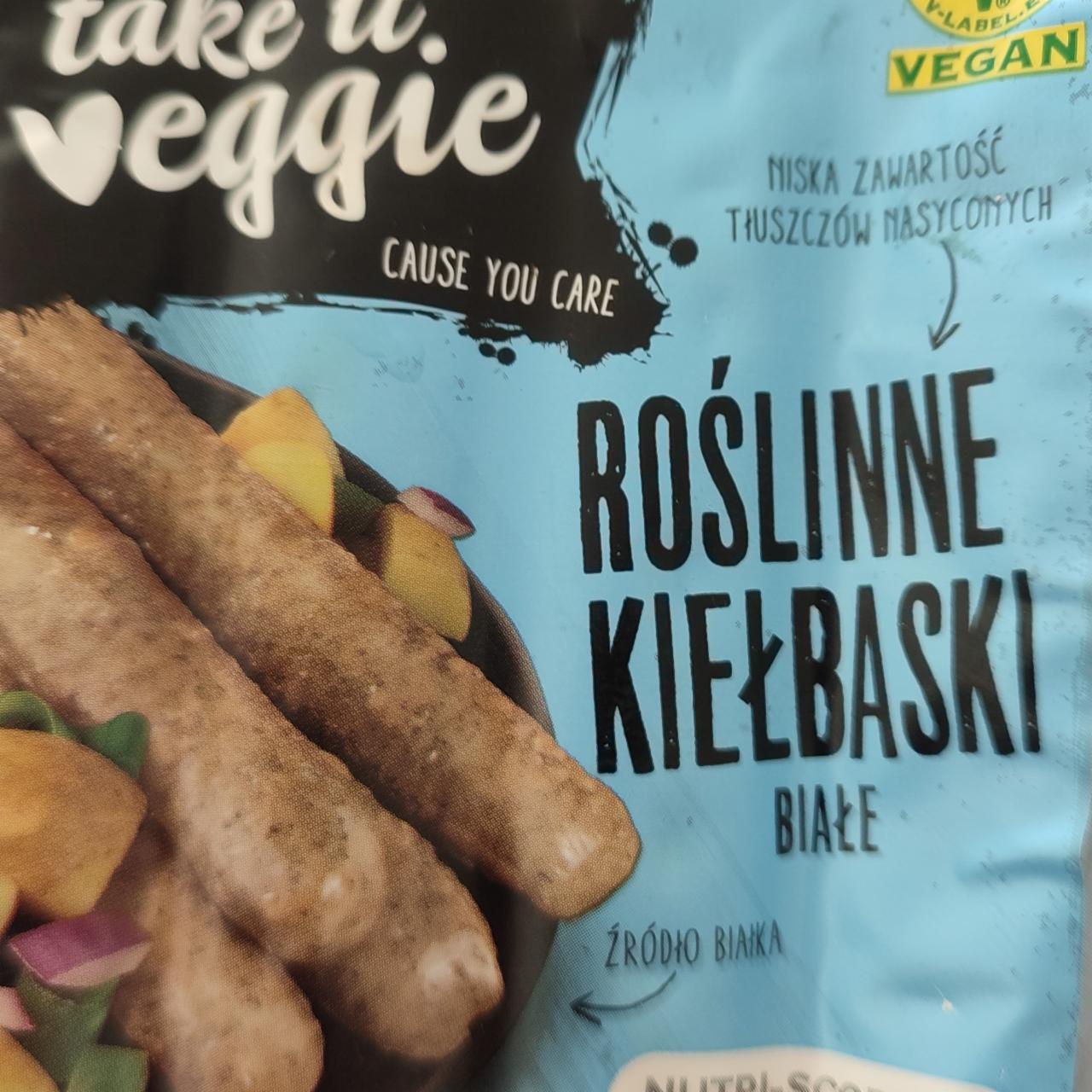 Fotografie - Roślinne keilbaski biale K-take it veggie