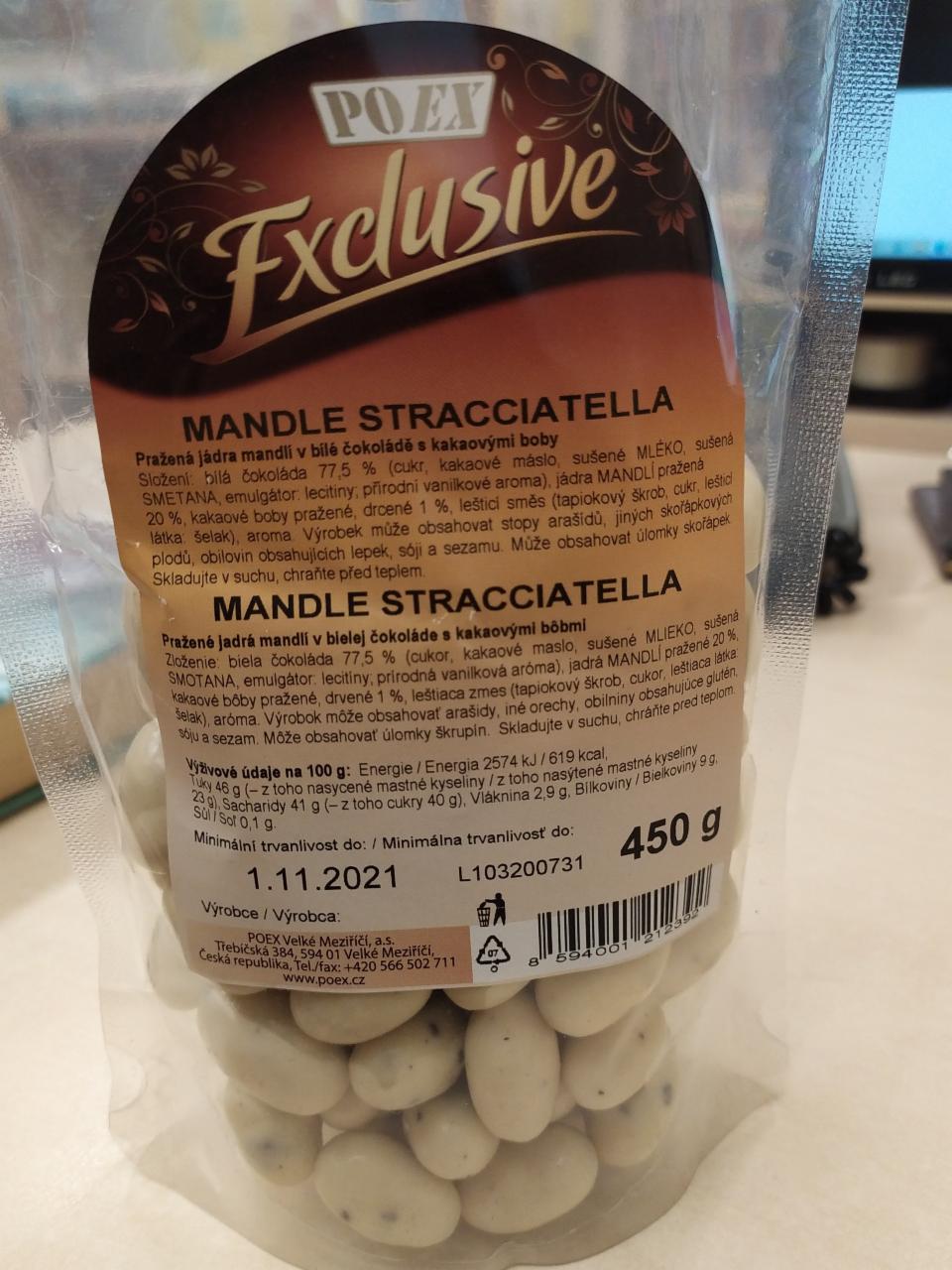 Fotografie - Mandle stracciatella Poex Exclusive