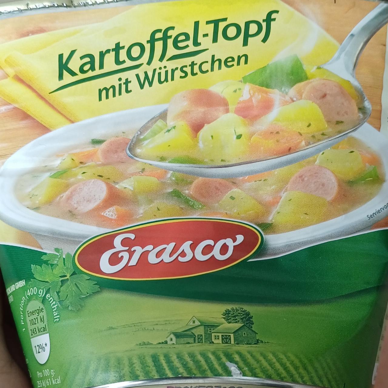 Fotografie - Kartoffeltopf mit Würstchen Erasco