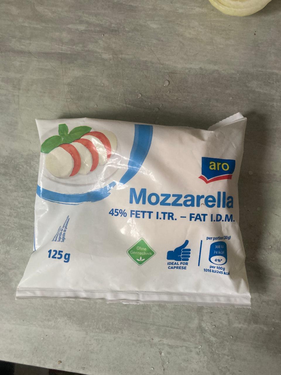 Fotografie - Mozzarella pařený nezrající sýr K-Classic