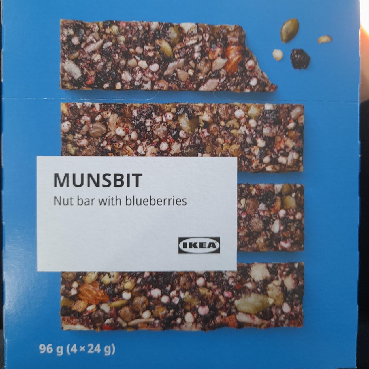 Fotografie - Munsbit nut bar with blueberries IKEA