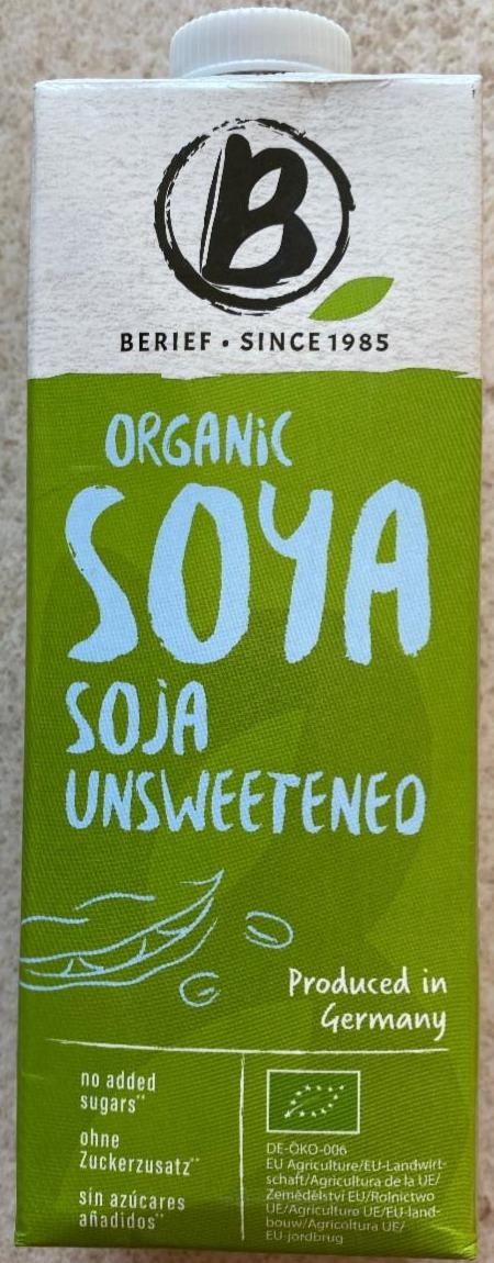 Fotografie - Organic Soya Unsweetened Berief