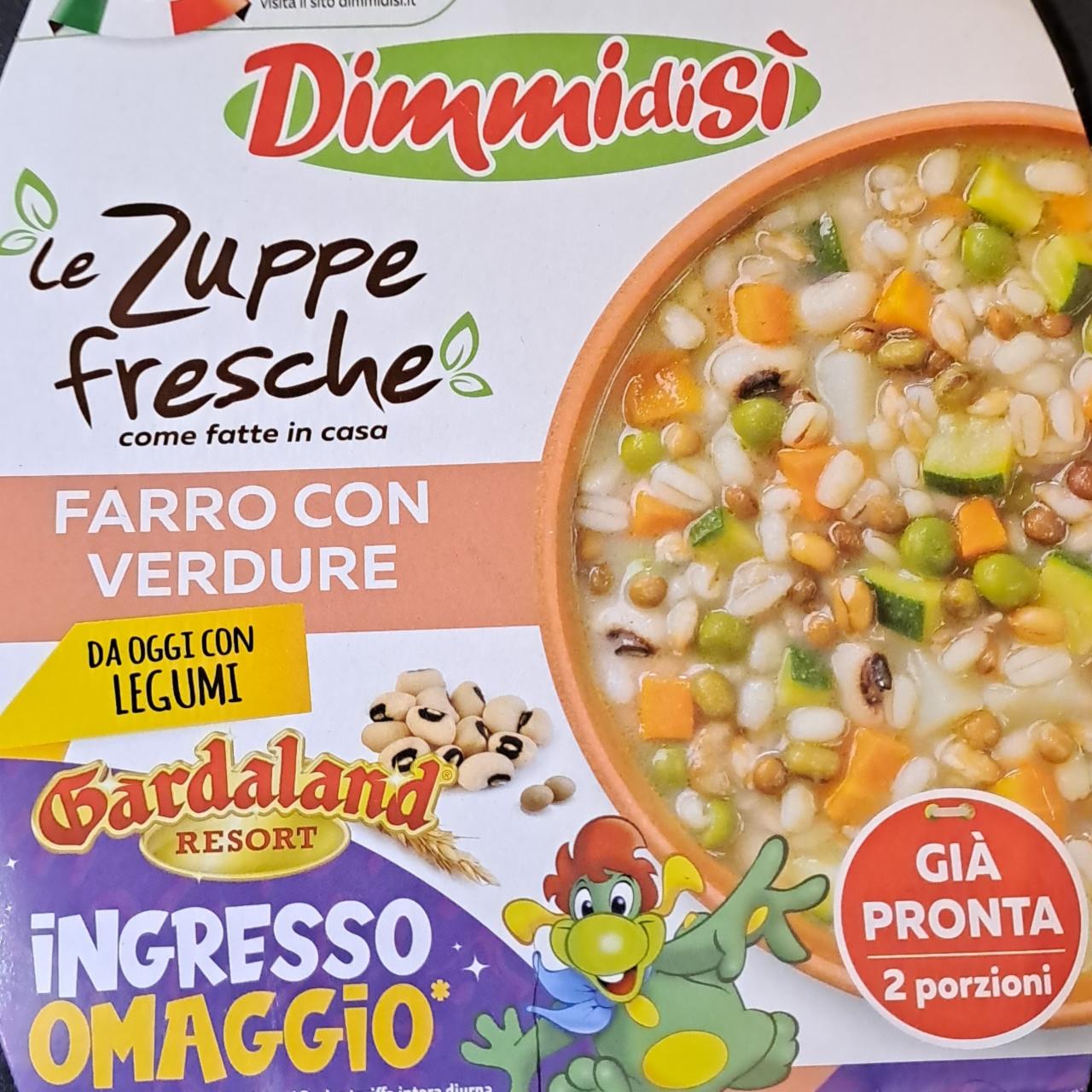 Fotografie - Le zuppe fresche farro con verdure DimmidiSì