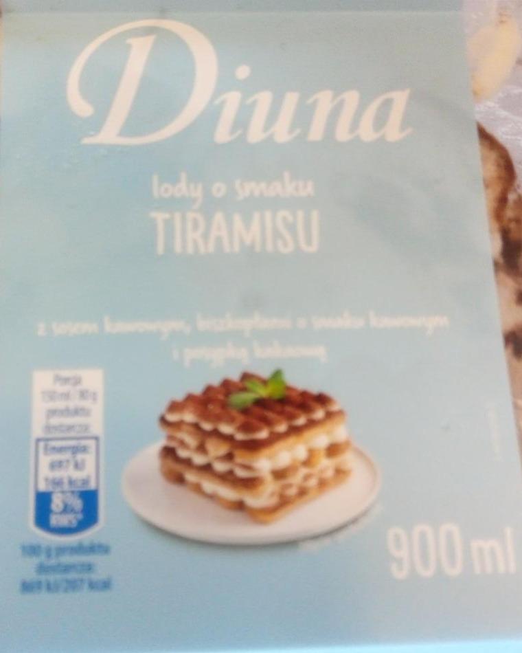 Fotografie - Lody o smaku Tiramisu Diuna