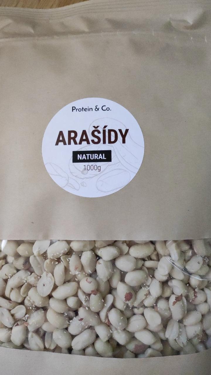 Fotografie - Arašídy loupané natural Protein & Co.