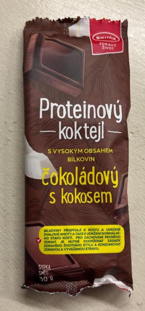 Fotografie - Proteinový koktejl čokoládový s kokosem Semix