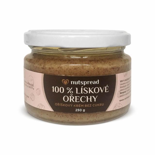 Fotografie - 100% lískové ořechy oříškový krém bez cukru Nutspread