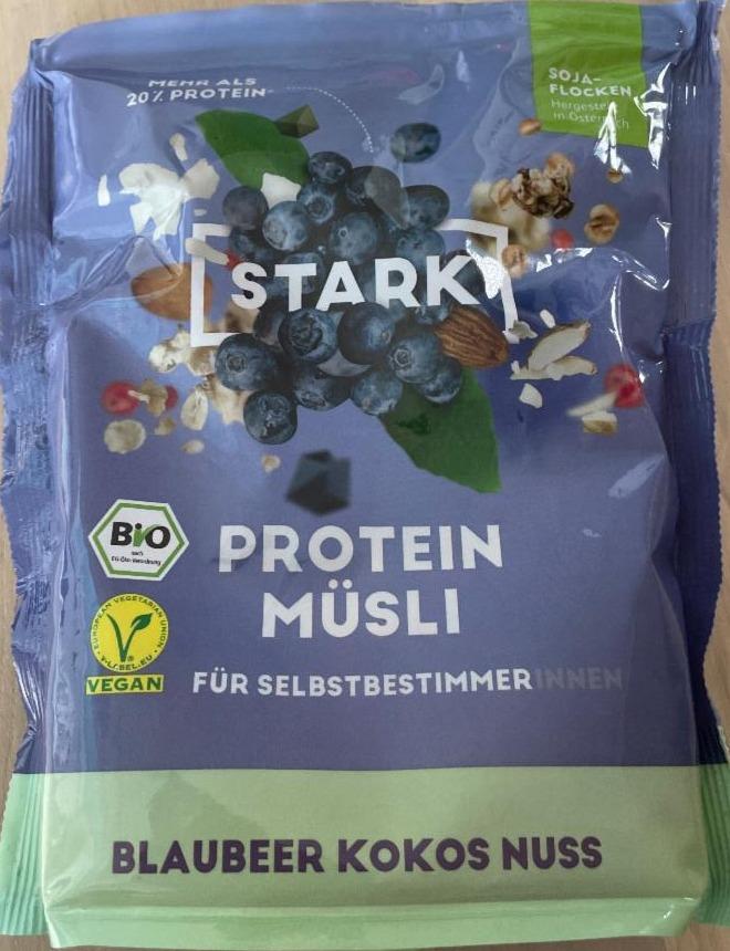 Fotografie - Protein Müsli Blaubeer Kokos Nuss Stark