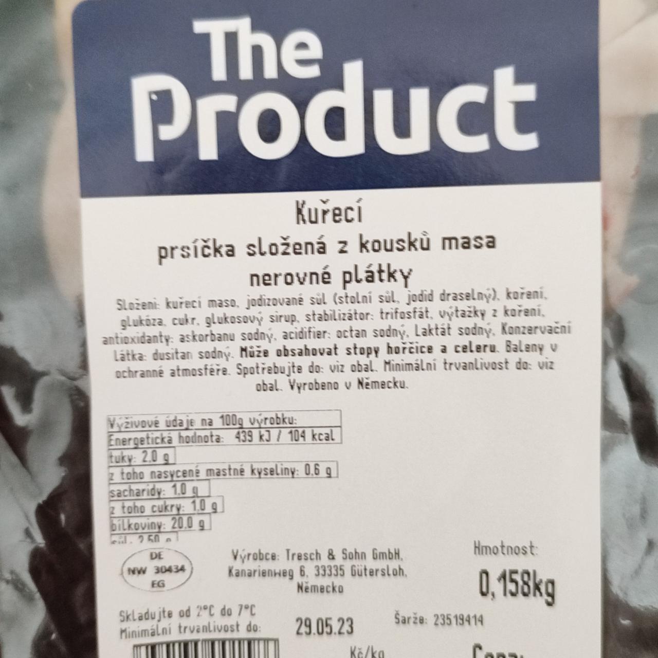 Fotografie - Kuřecí prsíčka složená z kousků masa The Product