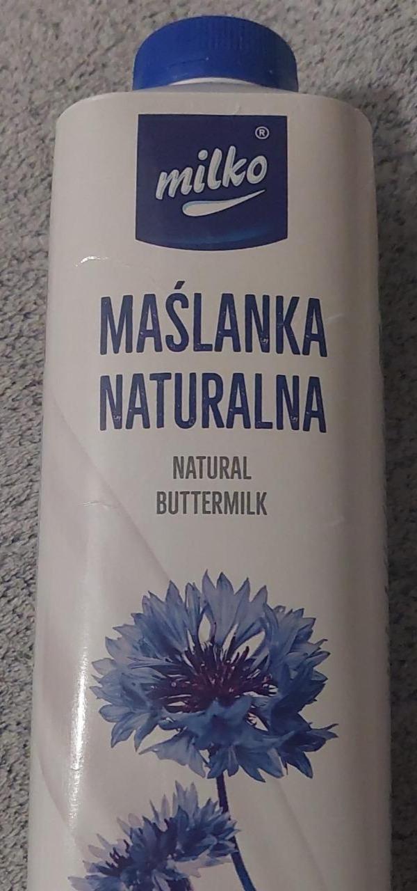 Fotografie - Maślanka Naturalna Milko