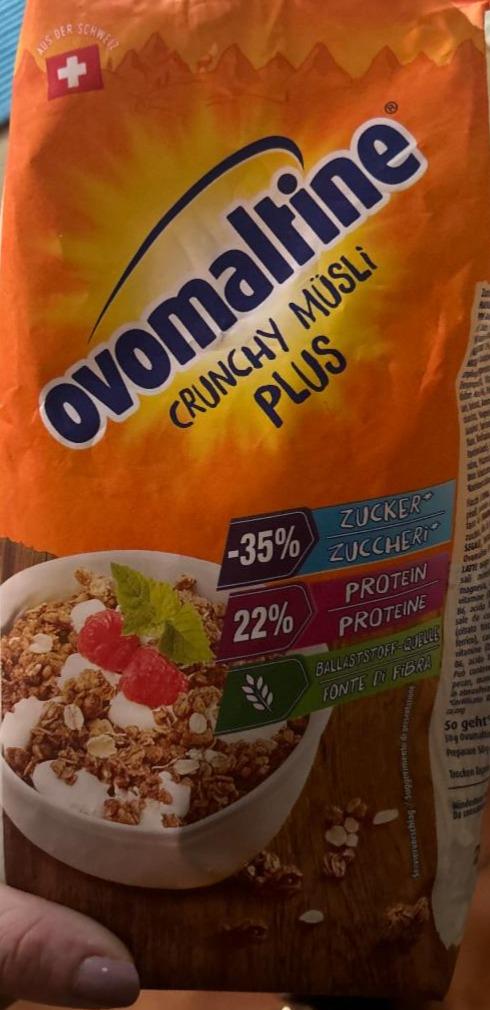 Fotografie - Crunchy müsli plus Ovomaltine