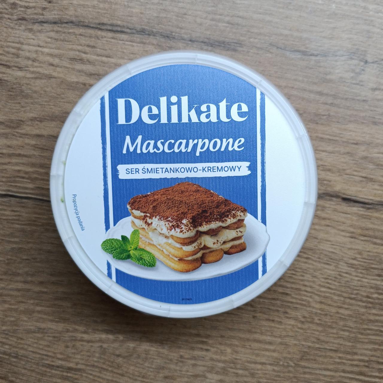 Fotografie - Mascarpone ser śmietankowo-kremowy Delikate